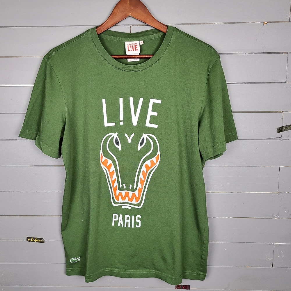 Lacoste Live Paris Graphic Tee